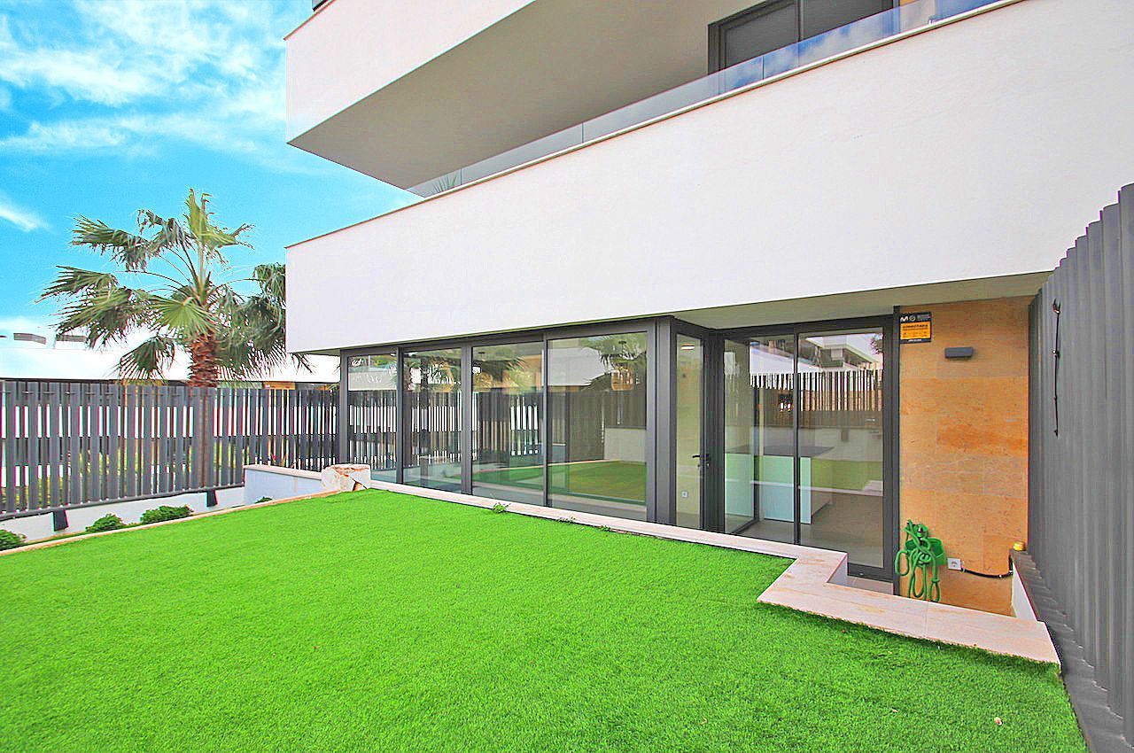 Terrassa de Apartament en venda en  Palma de Mallorca amb Aire condicionat, Calefacció i Jardí privat