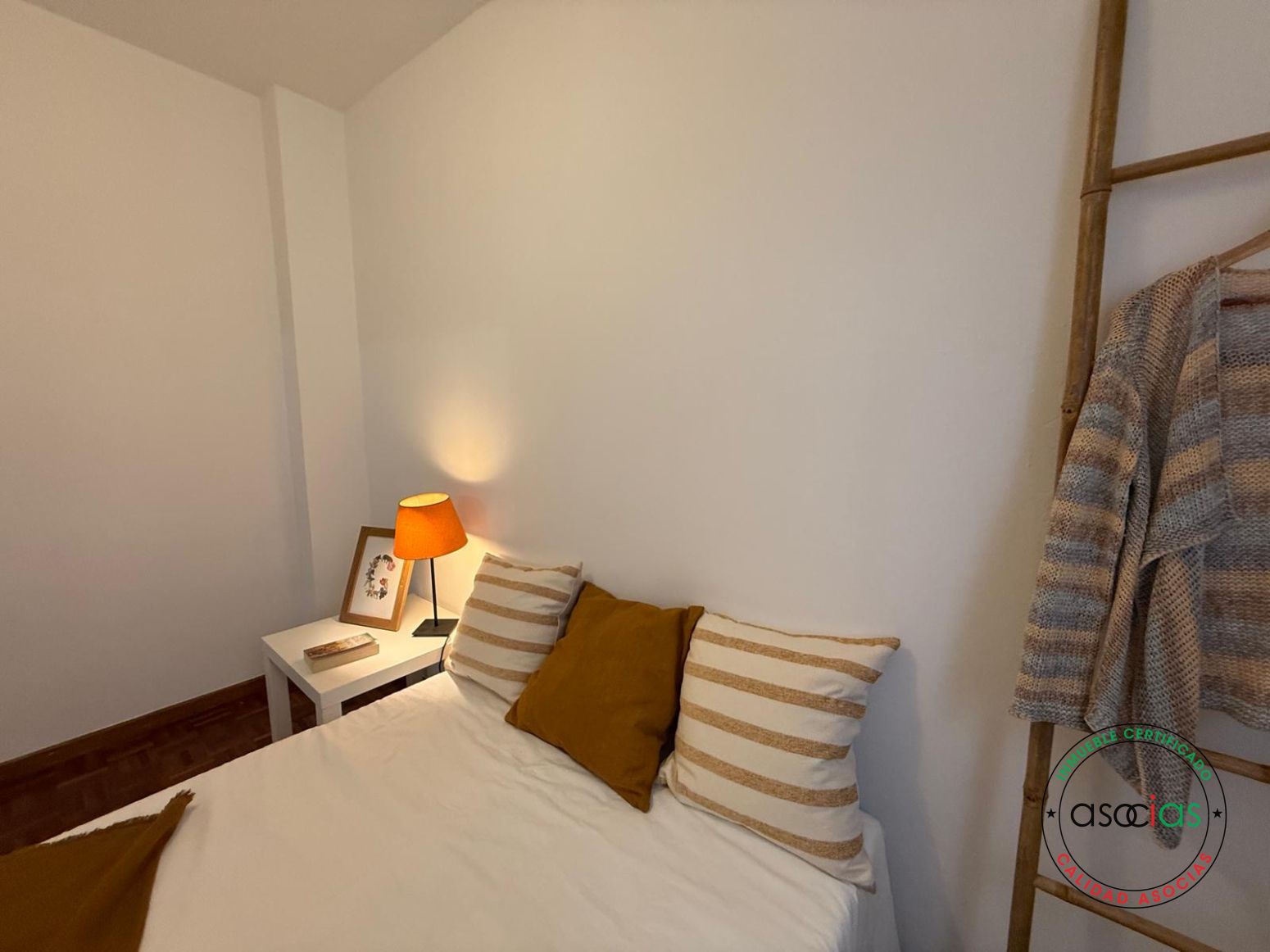 Bedroom of Flat for sale in Gijón   with Heating, Parquet flooring and Balcony