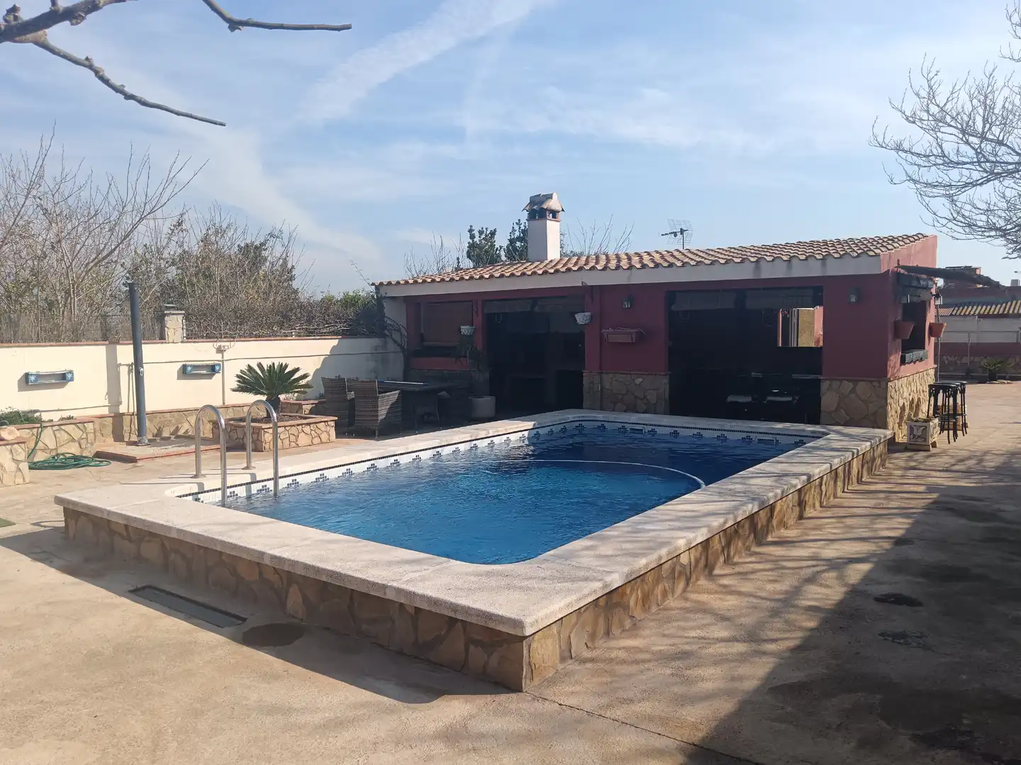 Swimming pool of Houses for sale in Castellón de la Plana / Castelló de la Plana  with Air Conditioner, Heating and Private garden