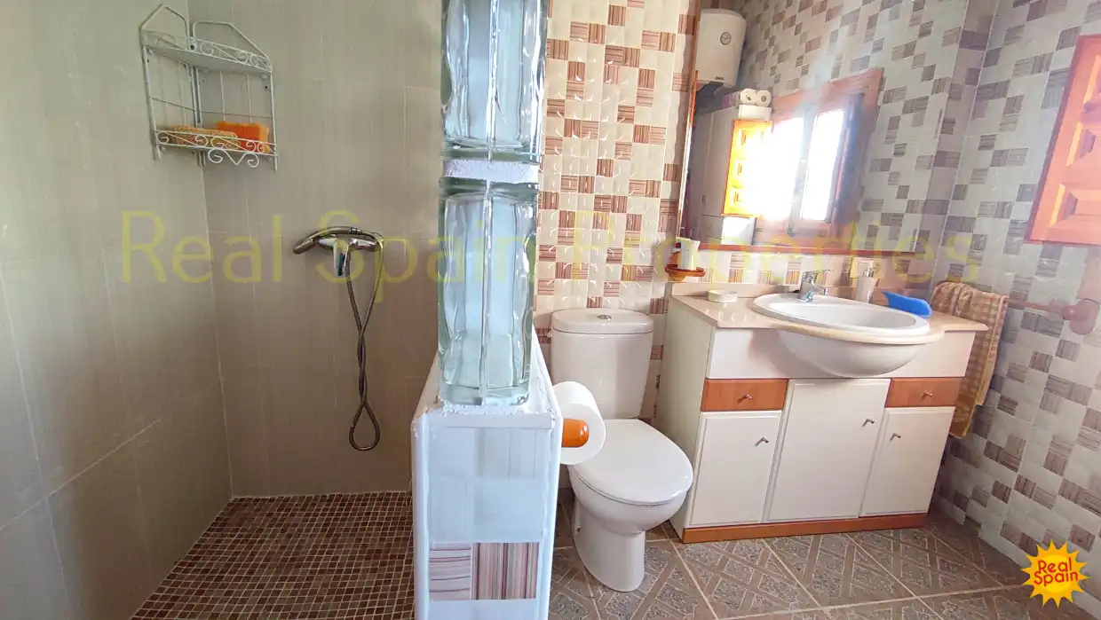 Baño de Finca rústica en venta en Vélez-Rubio con Terraza y Piscina