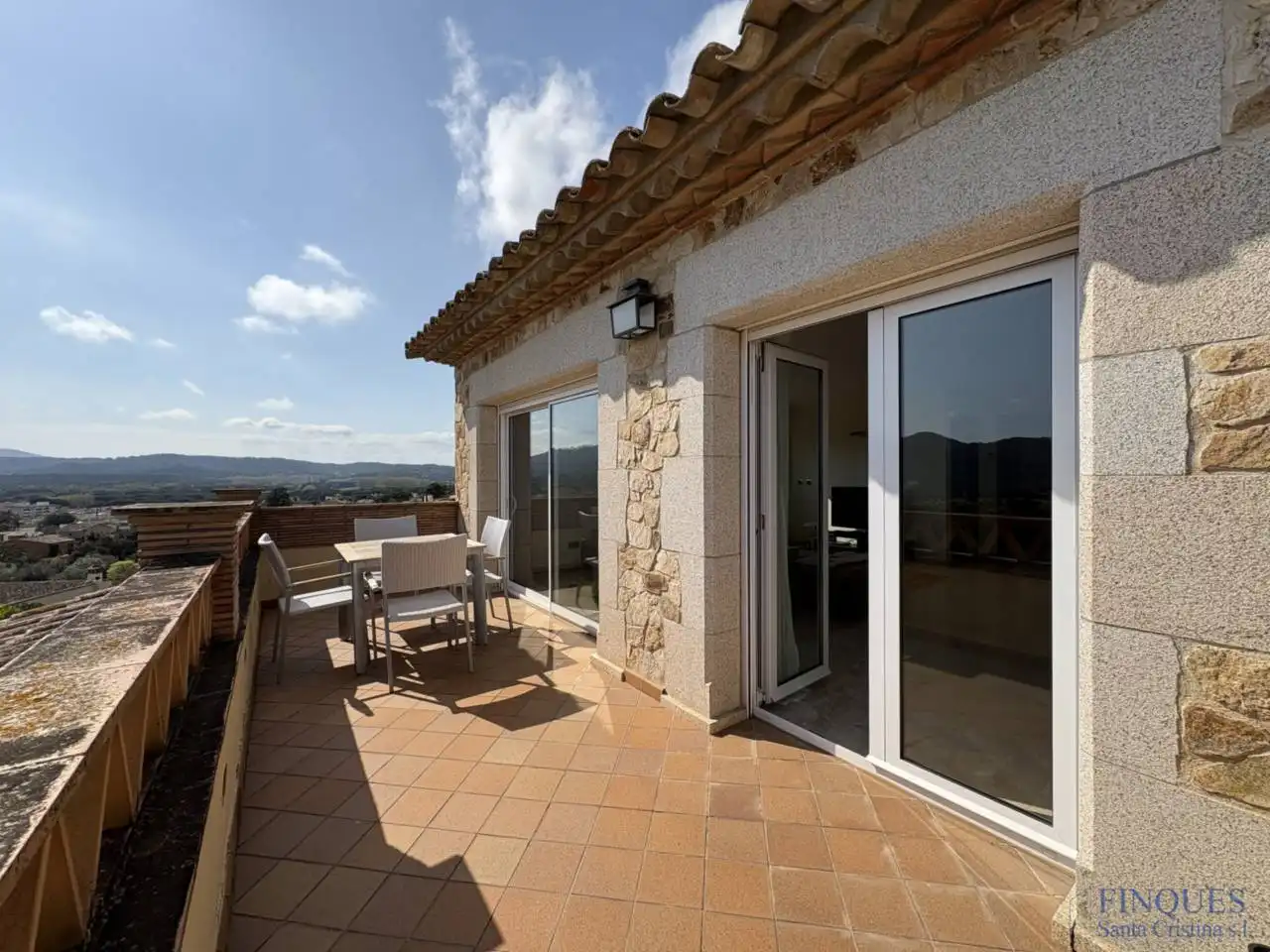 Terraza de Casa o chalet en venta en Santa Cristina d'Aro con Aire acondicionado, Calefacción y Jardín privado