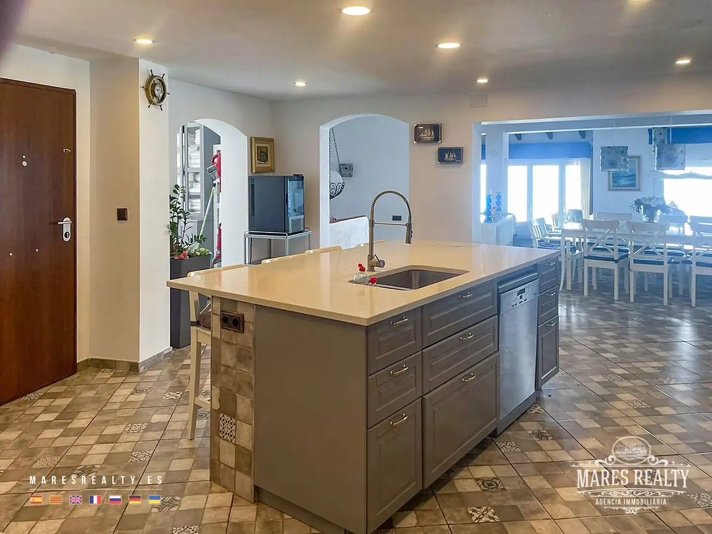 Cocina de Casa o chalet en venta en Lloret de Mar con Calefacción, Jardín privado y Piscina