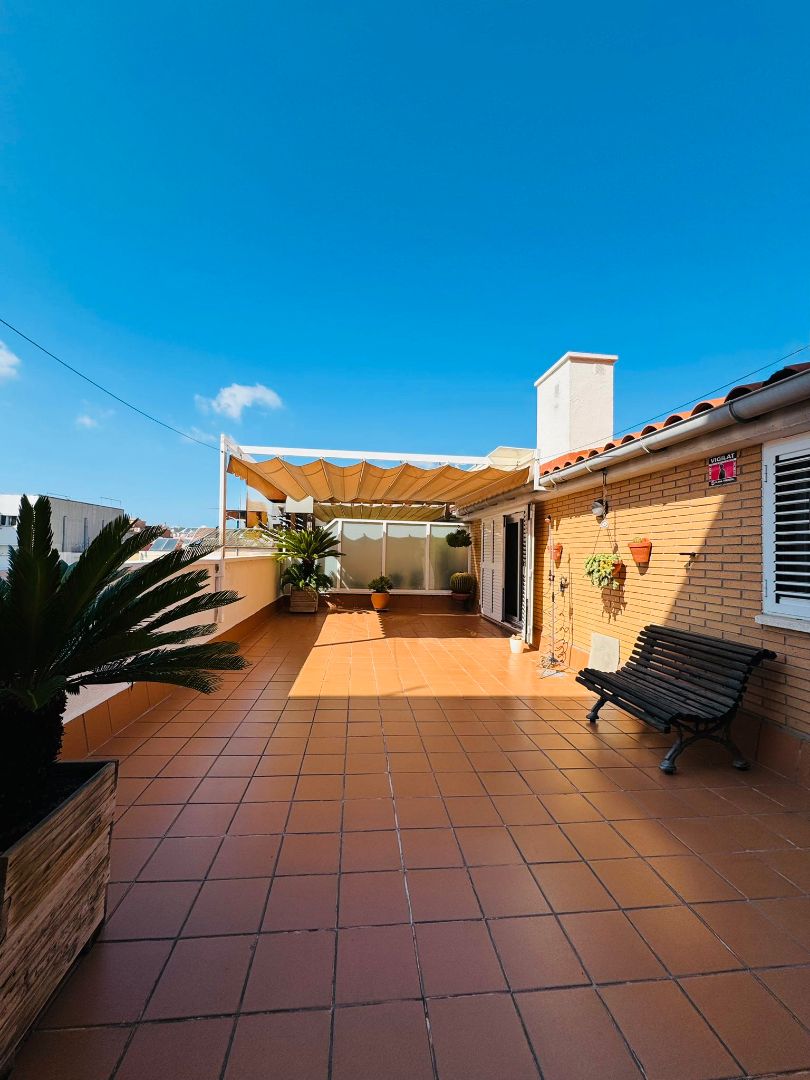 Terrace of Attic for sale in El Prat de Llobregat  with Air Conditioner, Heating and Parquet flooring