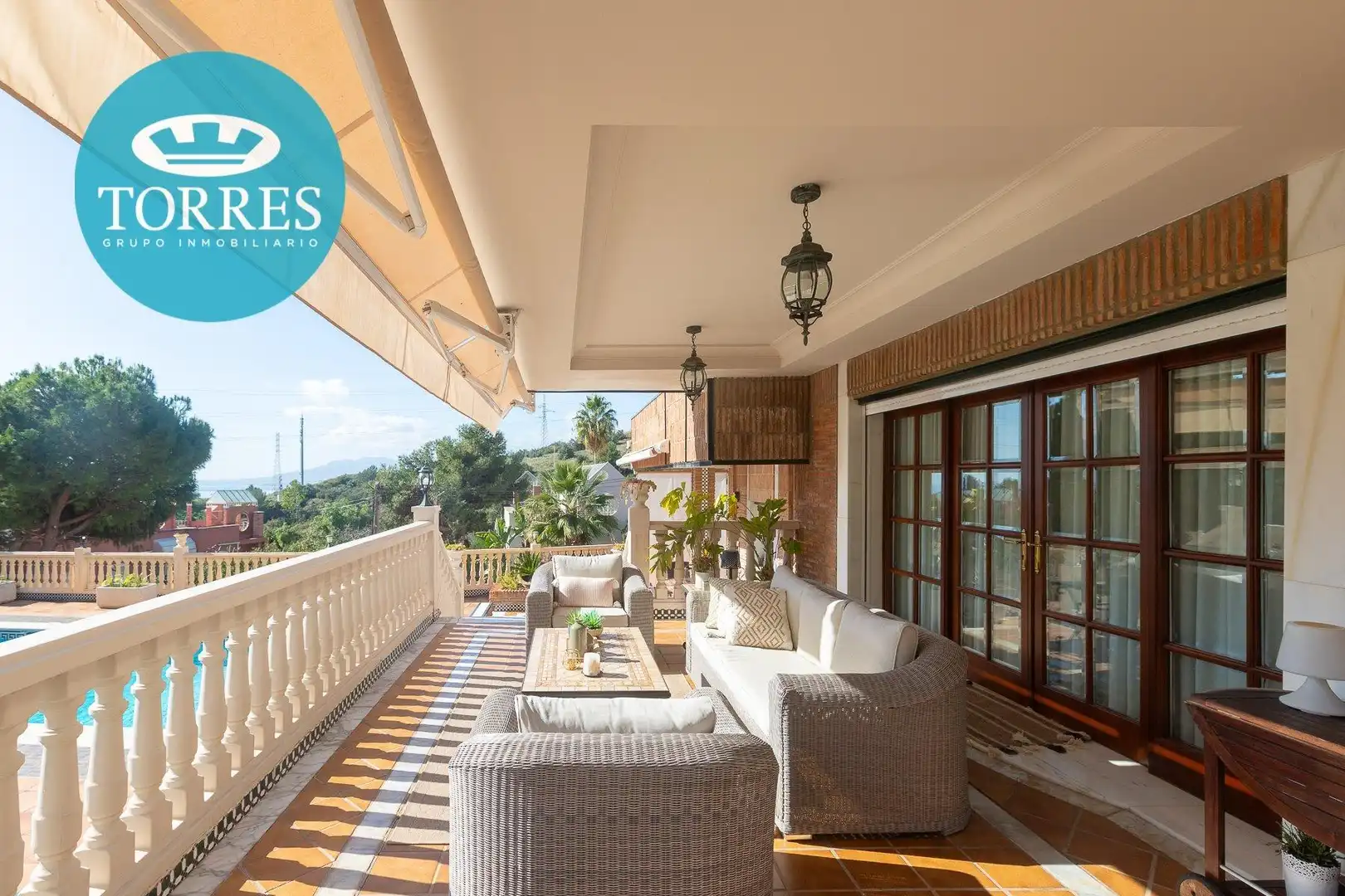 Terraza de Casa o chalet en venta en Málaga con Aire acondicionado, Calefacción y Jardín privado