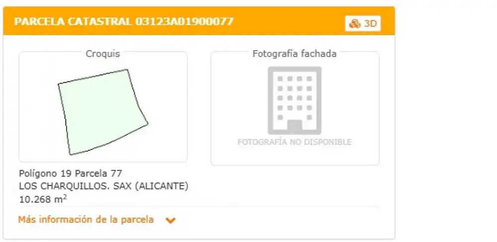 Residential land for sale in Sax, imagen 2