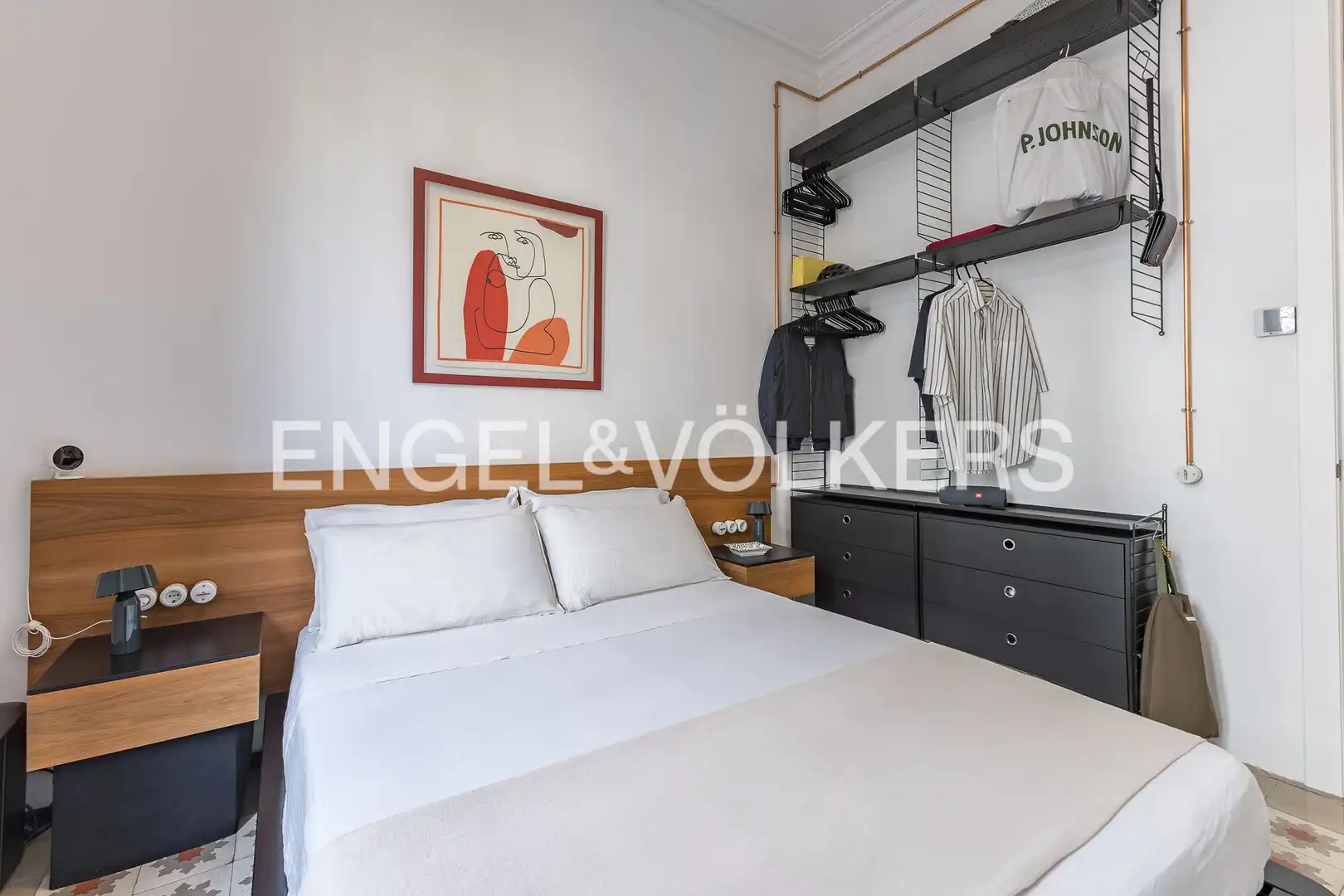 Schlafzimmer von Wohnung zum Verkauf in Barcelona mit Klimaanlage, Heizung und Abstellraum
