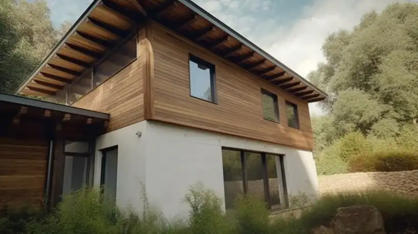 Exterior view of Houses for sale in Sant Martí de Llémena  with Heating, Private garden and Terrace