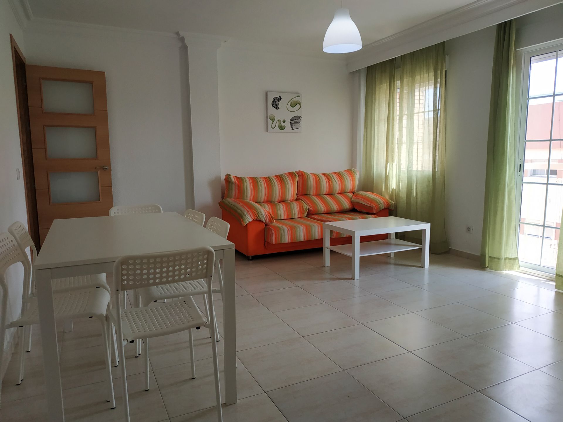 Living room of Flat to rent in  Huelva Capital  with Furnished, Washing machine and Microwave
