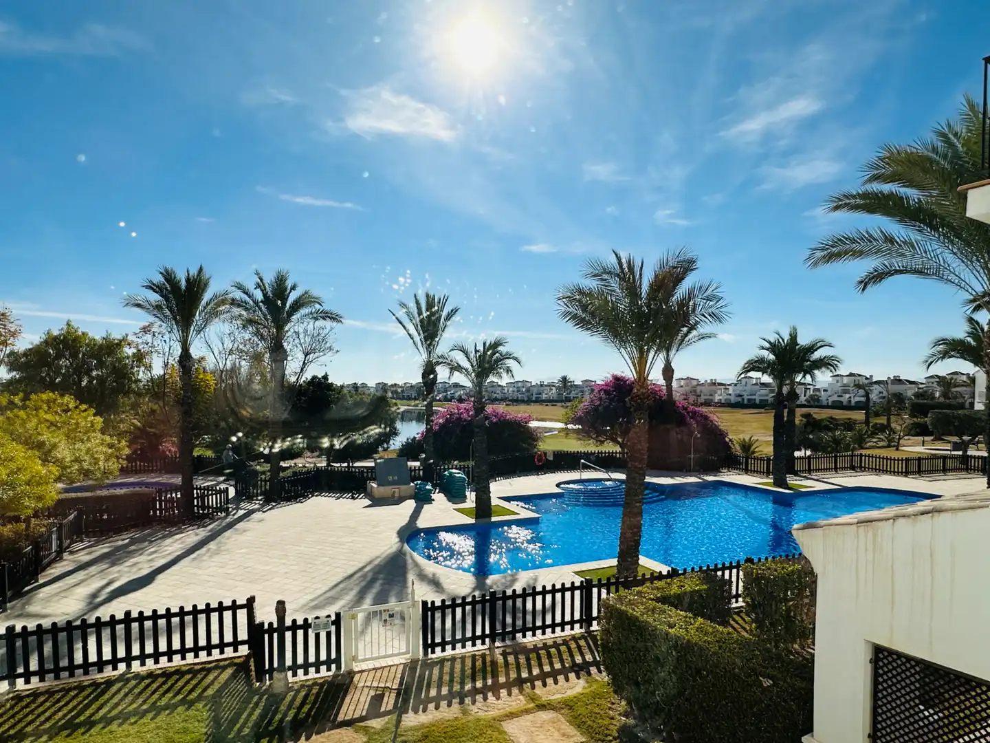 Swimming pool of Flat for sale in Torre-Pacheco  with Air Conditioner, Storage room and Furnished