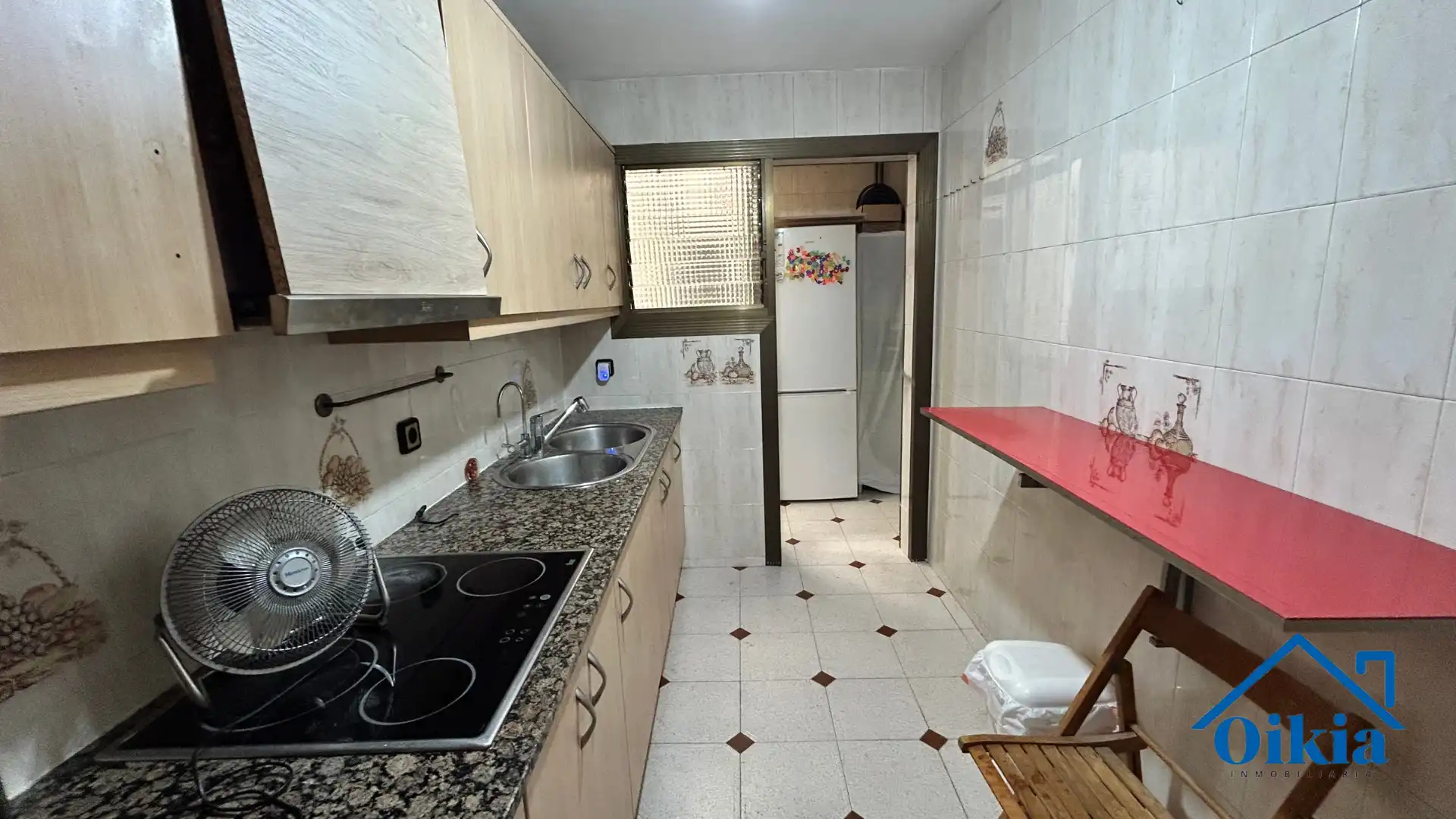 Cocina de Piso en venta en Sant Feliu de Llobregat con Aire acondicionado, Parquet y Amueblado