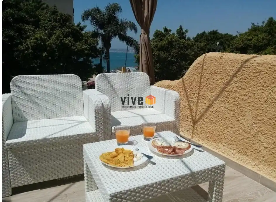 Terraza de Casa o chalet en venta en Estepona con Aire acondicionado, Jardín privado y Terraza