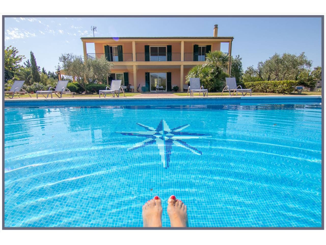 Swimming pool of Country house for sale in Binissalem  with Air Conditioner, Private garden and Terrace