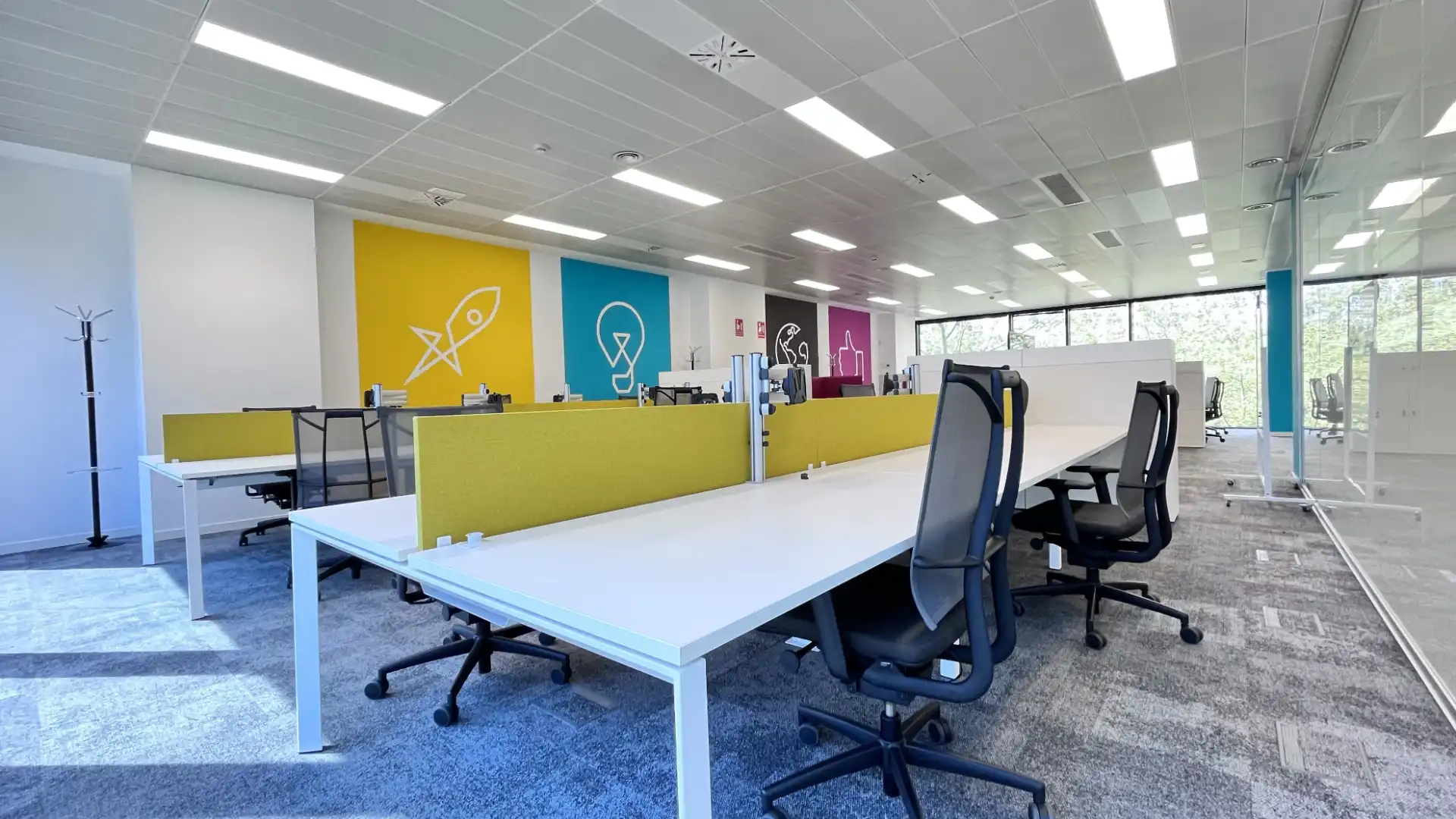 Oficina de alquiler en  Barcelona Capital con Aire acondicionado, Calefacción y Amueblado