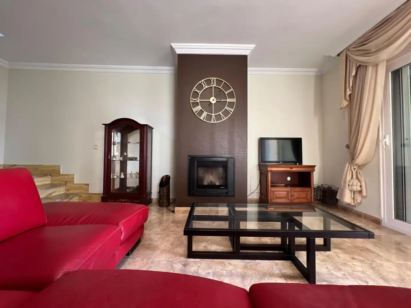 Sala de estar de Casa o chalet en venta en Benidorm con Aire acondicionado, Jardín privado y Piscina