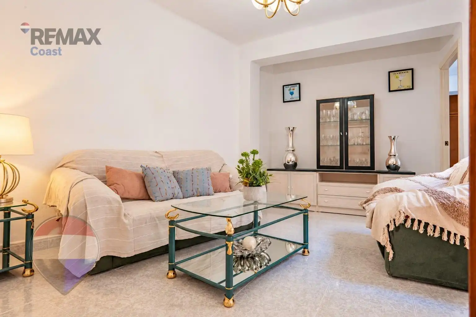 Sala de estar de Piso en venta en Málaga