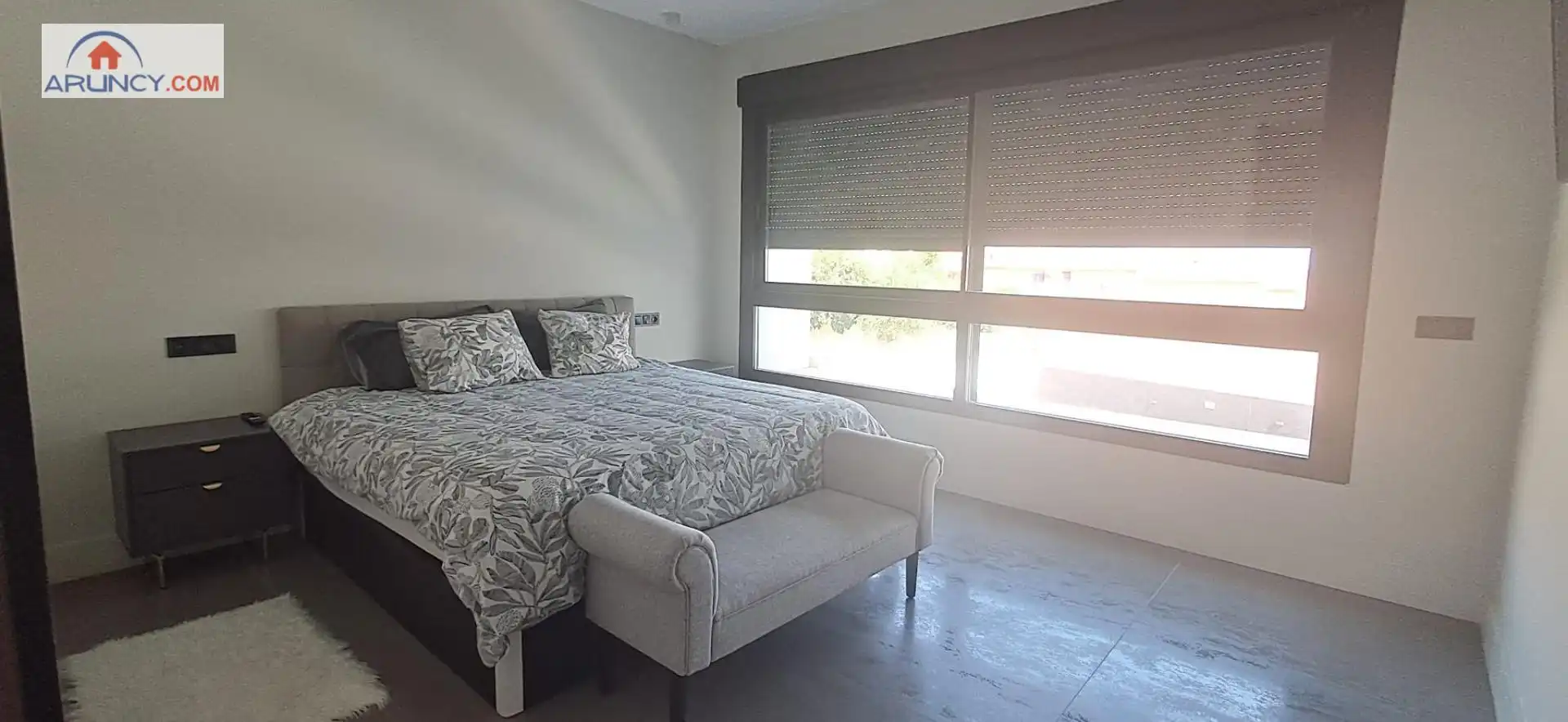 Dormitori de Casa o xalet de lloguer en Montequinto amb Aire condicionat, Jardí privat i Piscina