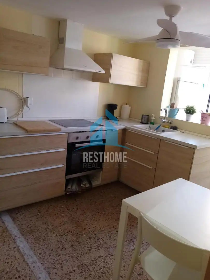 Kitchen of Flat for rent in Tavernes de la Valldigna  with Air Conditioner, Heating and Terrace