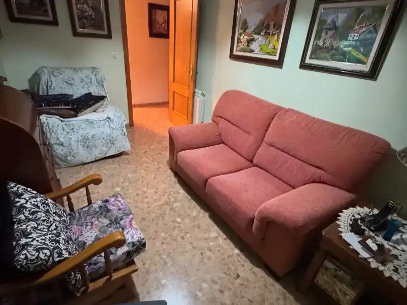 Sala de estar de Piso en venta en Sagunto / Sagunt con Terraza y Balcón