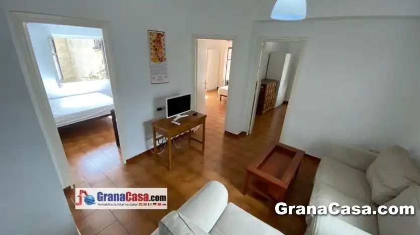 Sala de estar de Piso de alquiler en Granada con Terraza, Amueblado y Horno