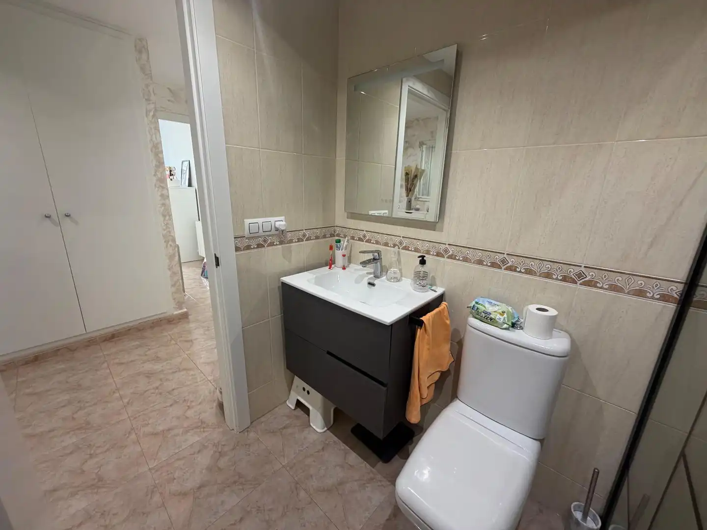 Baño de Planta baja en venta en Llagostera con Calefacción, Terraza y Trastero