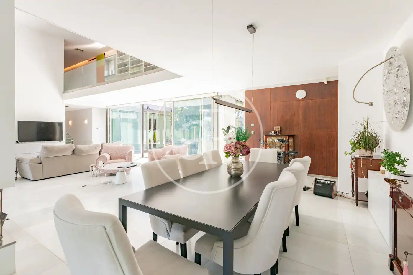 Dining room of Houses for sale in Madrid  with Air Conditioner, Heating and Private garden