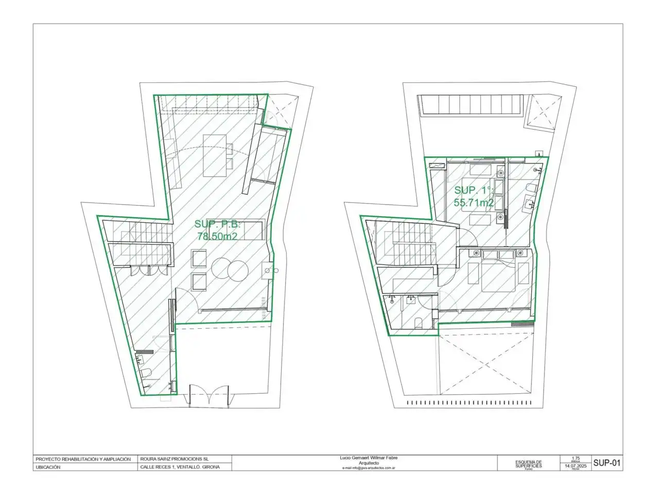 Einfamilien-Reihenhaus zum Verkauf in Ventalló mit Klimaanlage, Heizung und Privatgarten