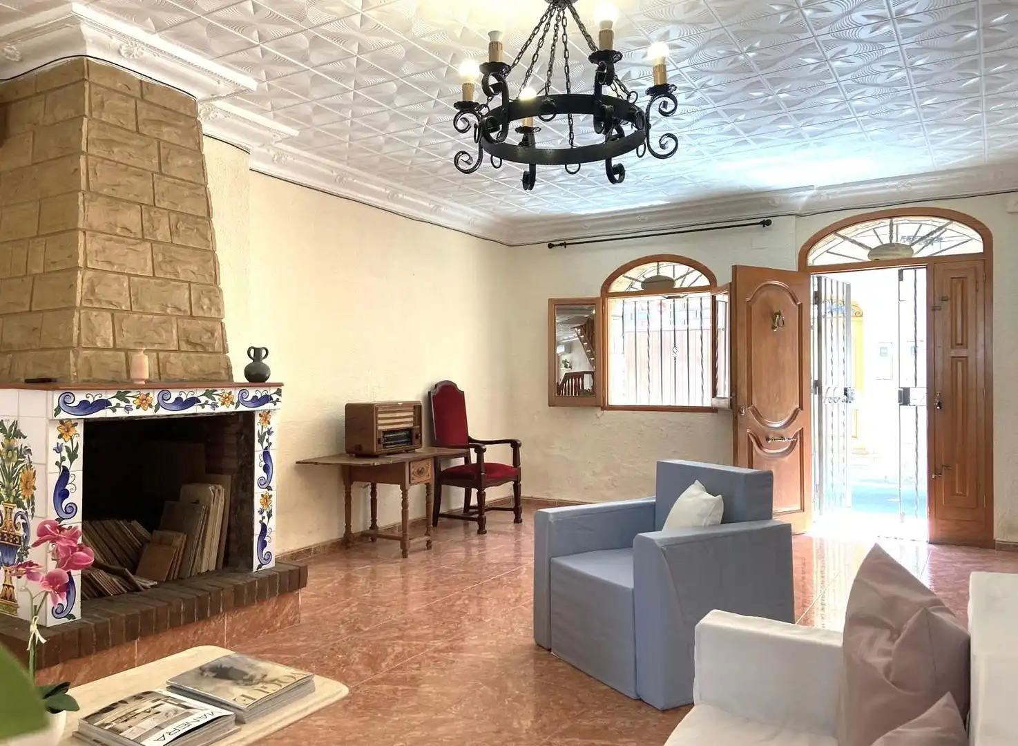Sala de estar de Casa o chalet en venta en Massalfassar con Aire acondicionado, Calefacción y Terraza