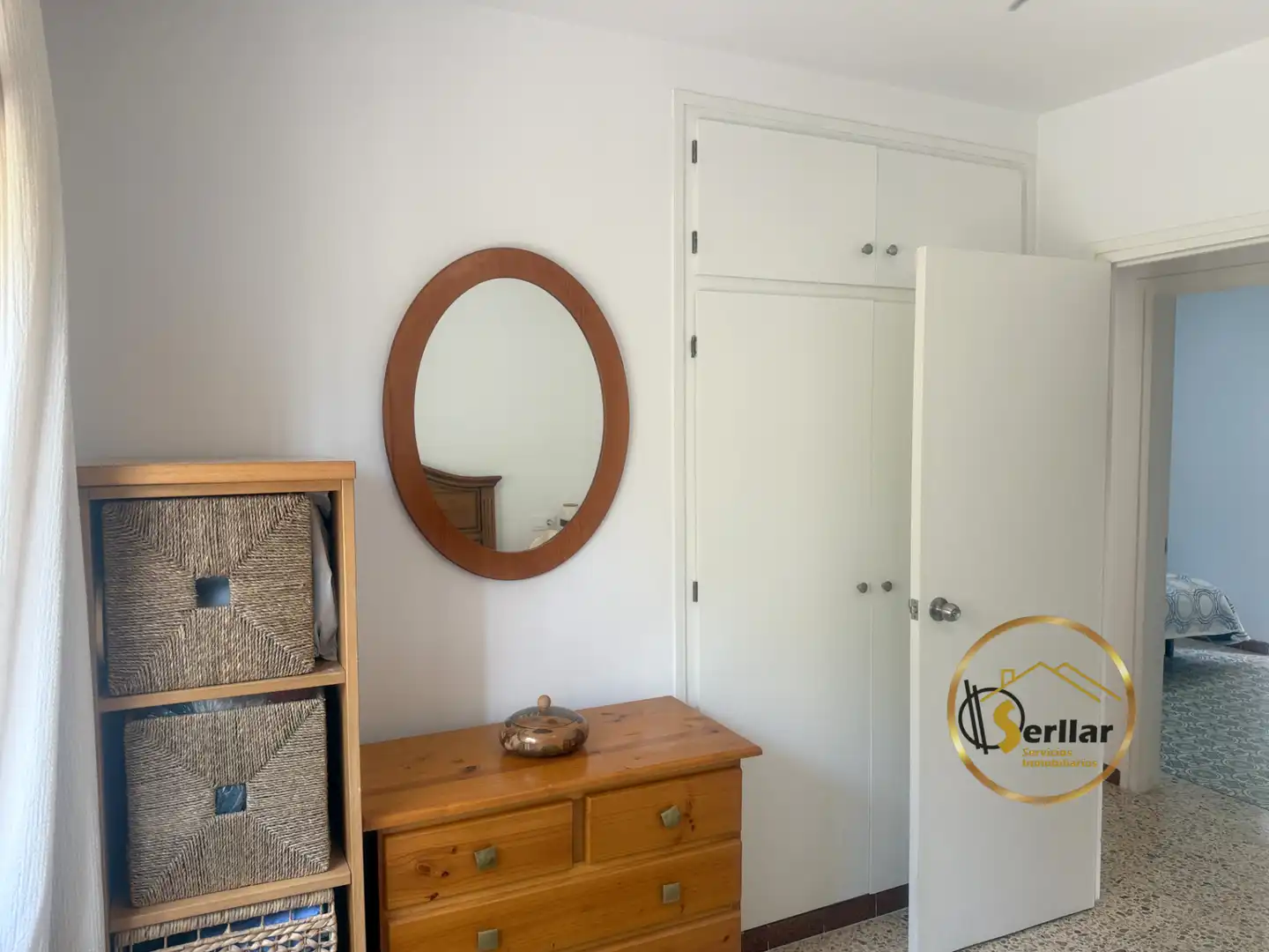 Schlafzimmer von Haus oder Chalet zum Verkauf in Calafell mit Klimaanlage, Heizung und Privatgarten