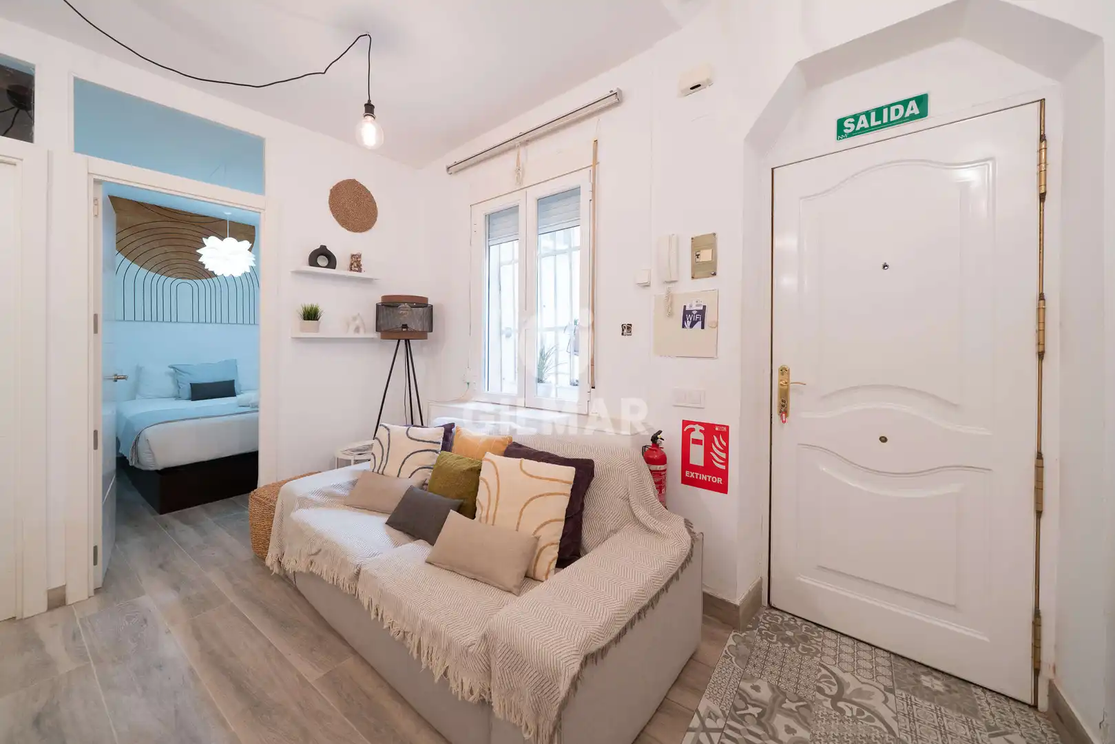 Schlafzimmer von Erdgeschoss zum Verkauf in Madrid mit Heizung