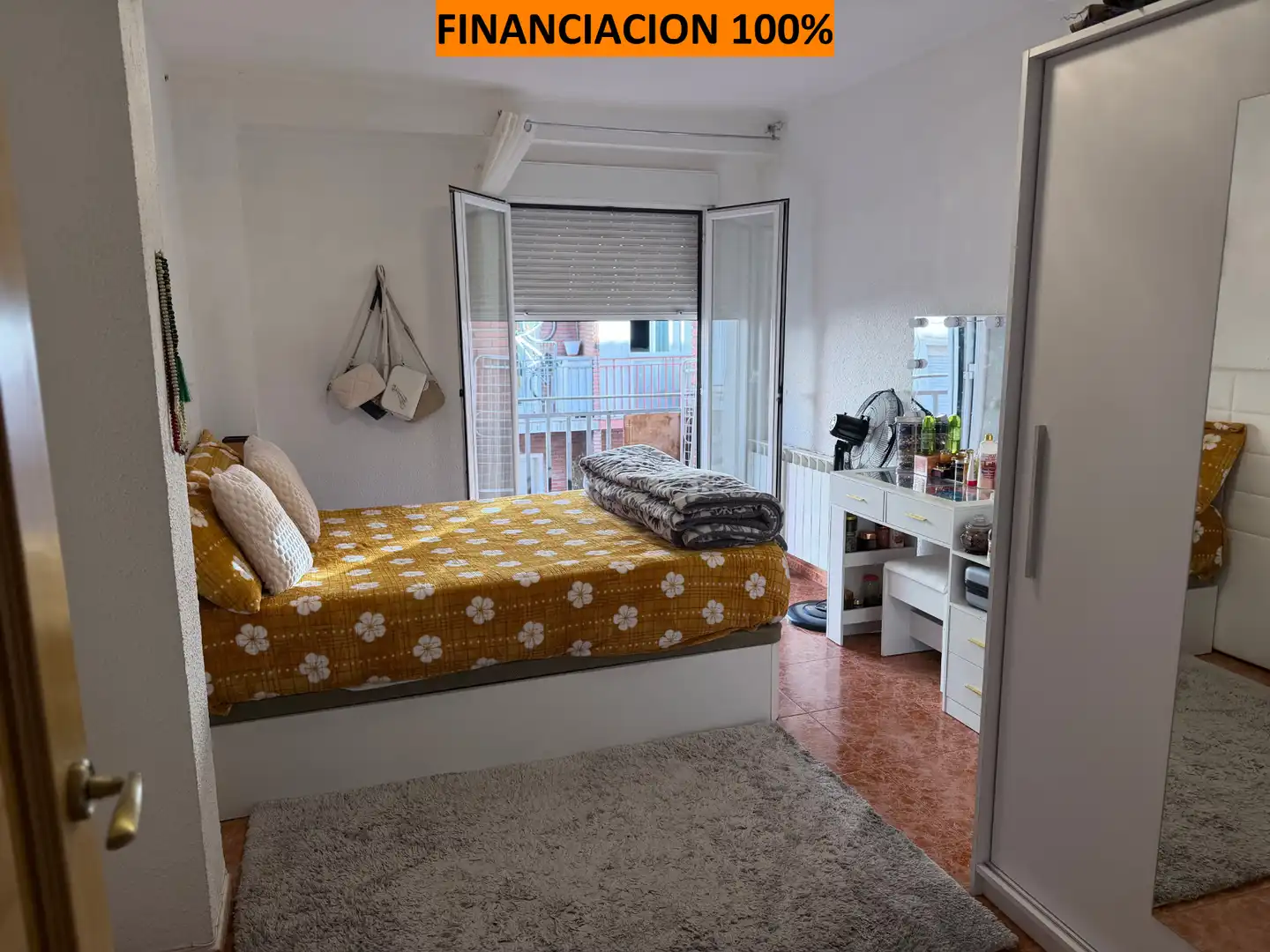 Bedroom of Flat for sale in Zaragoza  with Heating, Terrace and Balcony