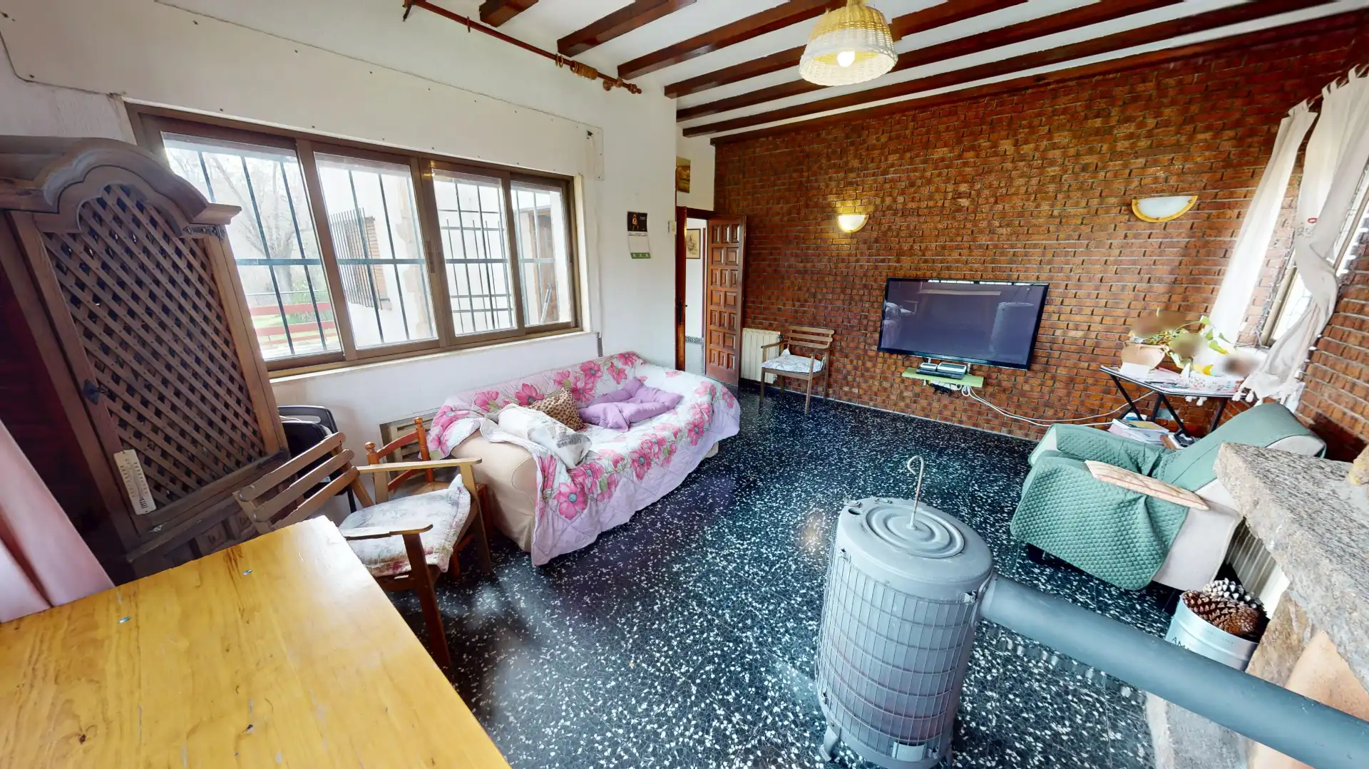 Sala de estar de Casa o chalet en venta en Robledo de Chavela con Calefacción, Jardín privado y Terraza