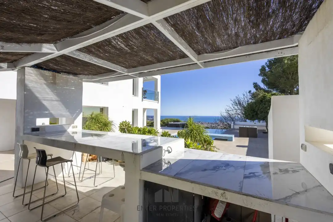 Terrace of Flat for rent in Calpe / Calp  with Air Conditioner, Heating and Terrace
