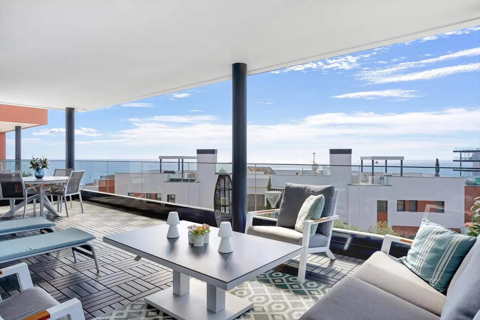 Terrassa de Apartament en venda en Fuengirola amb Aire condicionat, Jardí privat i Terrassa