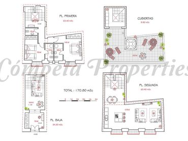 Reihenhaus mit Balkon zum Verkauf in Torrox Pueblo