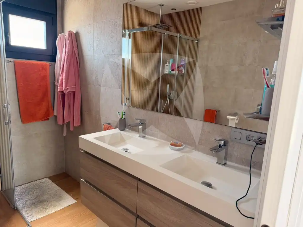 Baño de Casa o chalet en venta en Badajoz con Aire acondicionado, Terraza y Piscina