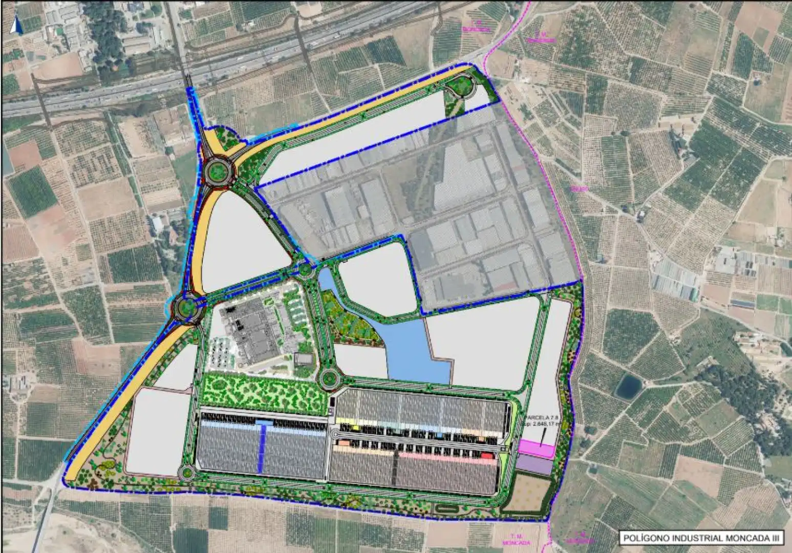 Exterior view of Land for sale in Moncada