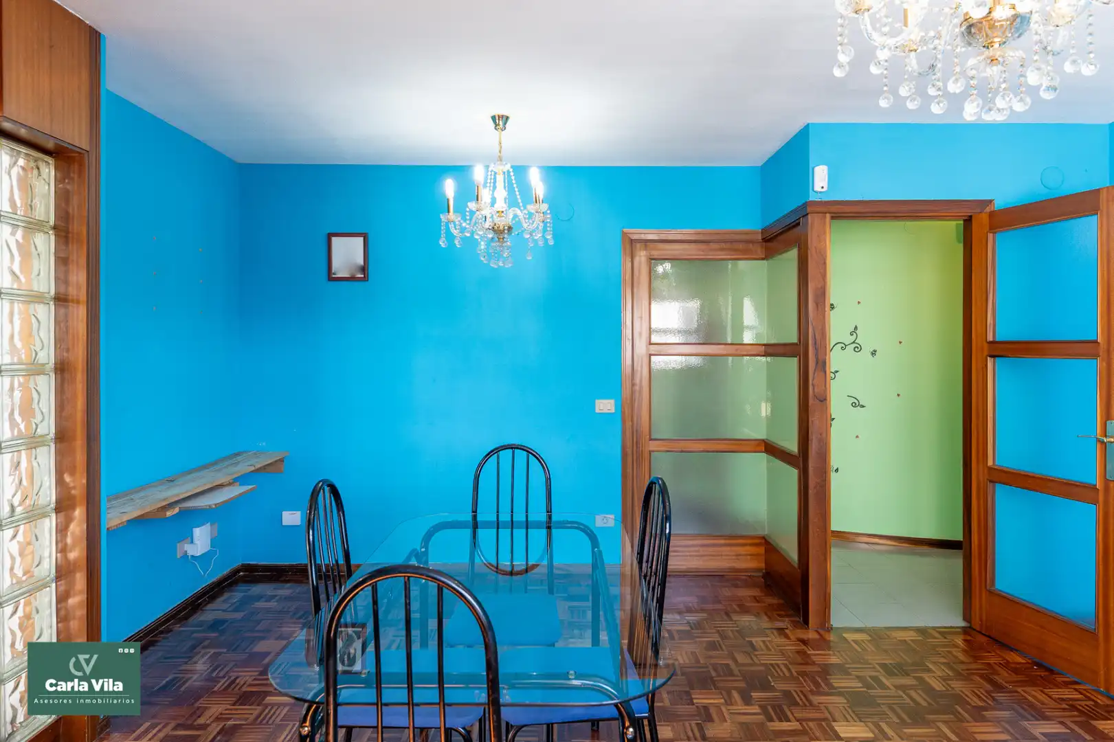 Dining room of Flat for sale in A Piriganlla - Albeiros - Garabolos