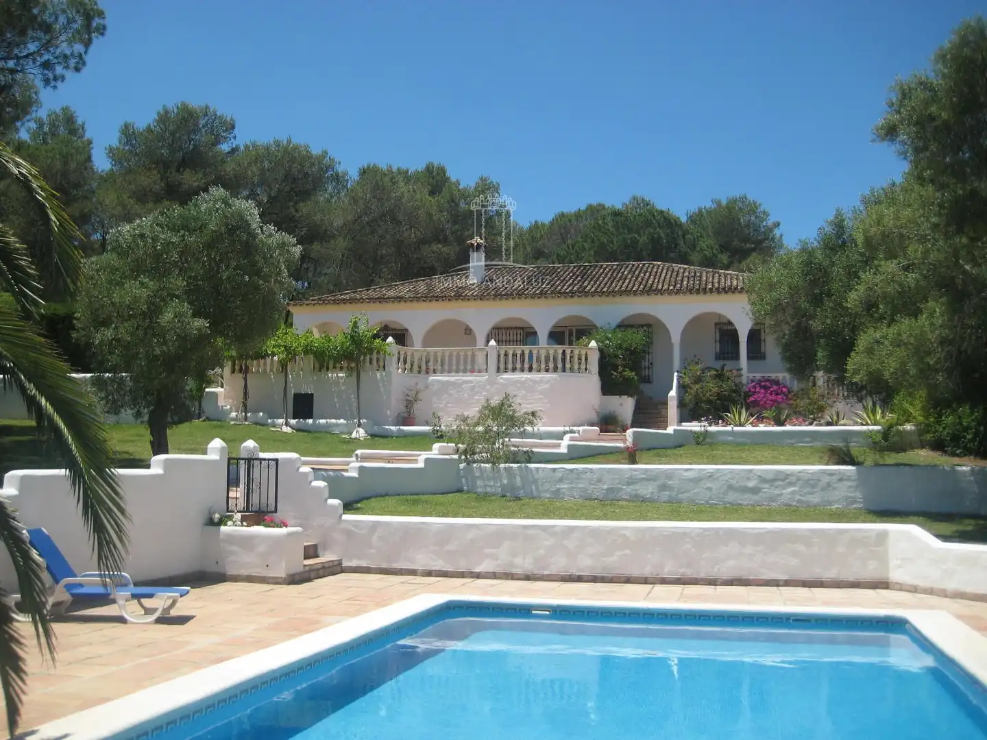 Jardí de Casa o xalet en venda en Vejer de la Frontera amb Aire condicionat i Piscina