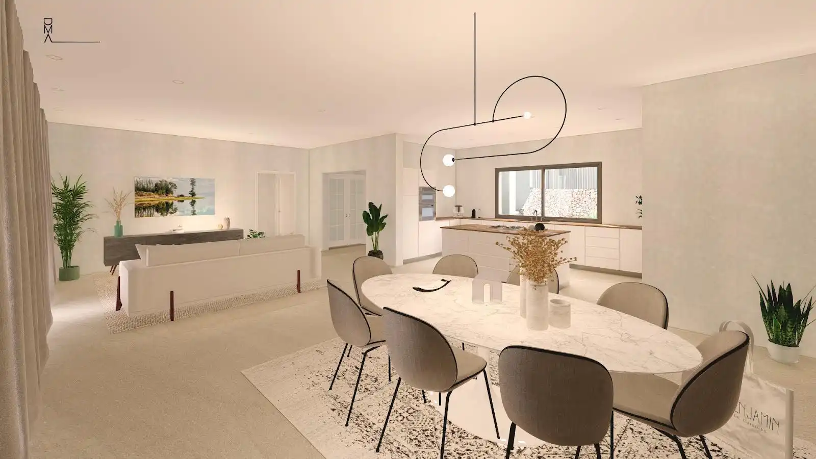 Dining room of Houses for sale in Jávea / Xàbia  with Air Conditioner, Heating and Storage room