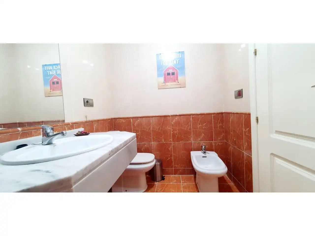 Bany de Apartament en venda en Vícar amb Aire condicionat, Calefacció i Terrassa