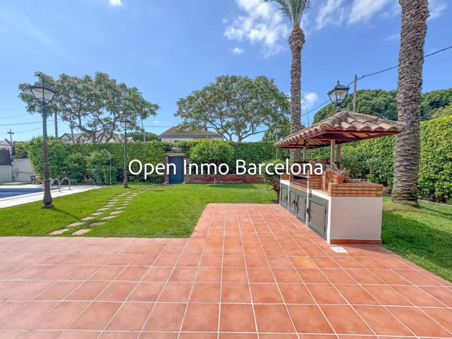 Garden of Houses for sale in Castelldefels  with Air Conditioner, Heating and Private garden