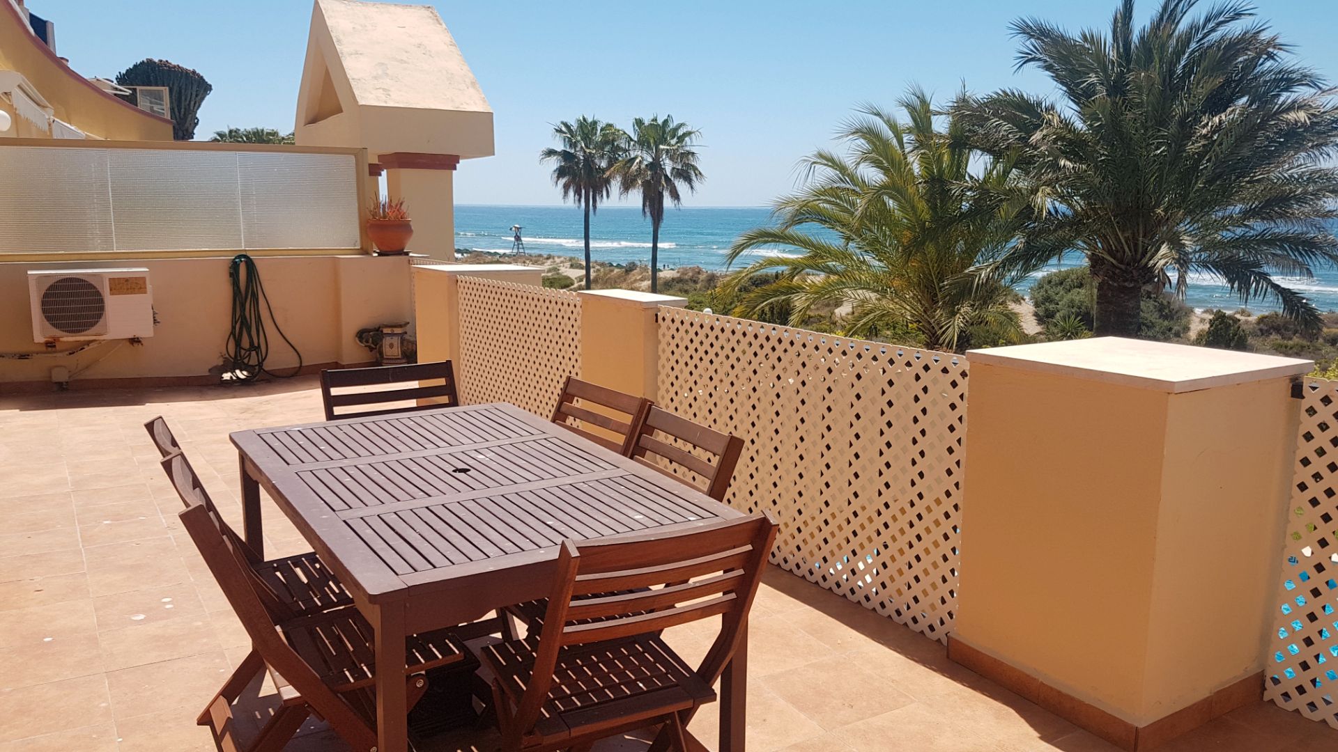 Terrasse von Wohnungen miete in Marbella mit Klimaanlage, Terrasse und Möbliert