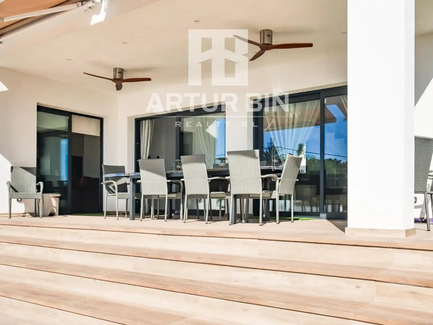 Terraza de Casa o chalet en venta en Bétera con Aire acondicionado, Calefacción y Jardín privado