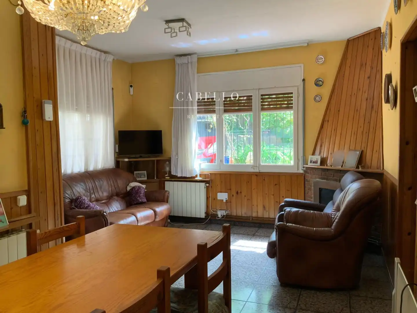 Sala de estar de Casa o chalet en venta en Rubí con Aire acondicionado, Calefacción y Jardín privado
