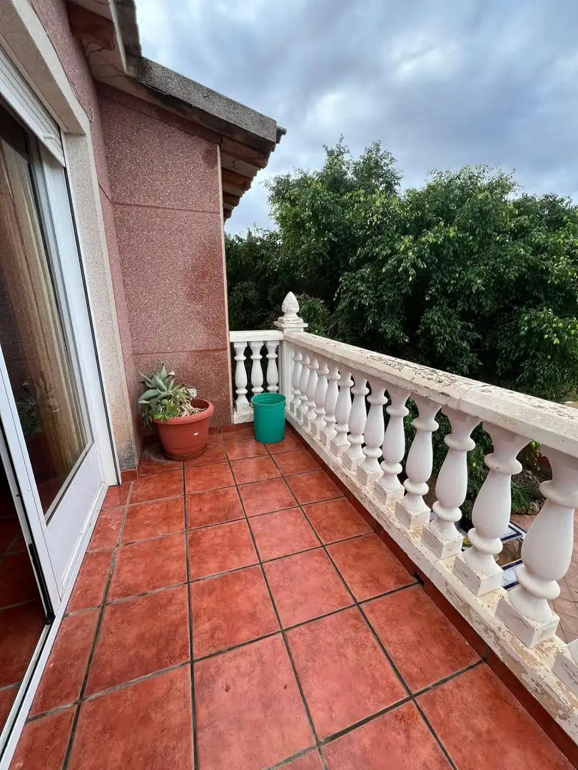 Terrassa de Casa o xalet en venda en Elche / Elx amb Jardí privat, Terrassa i Piscina