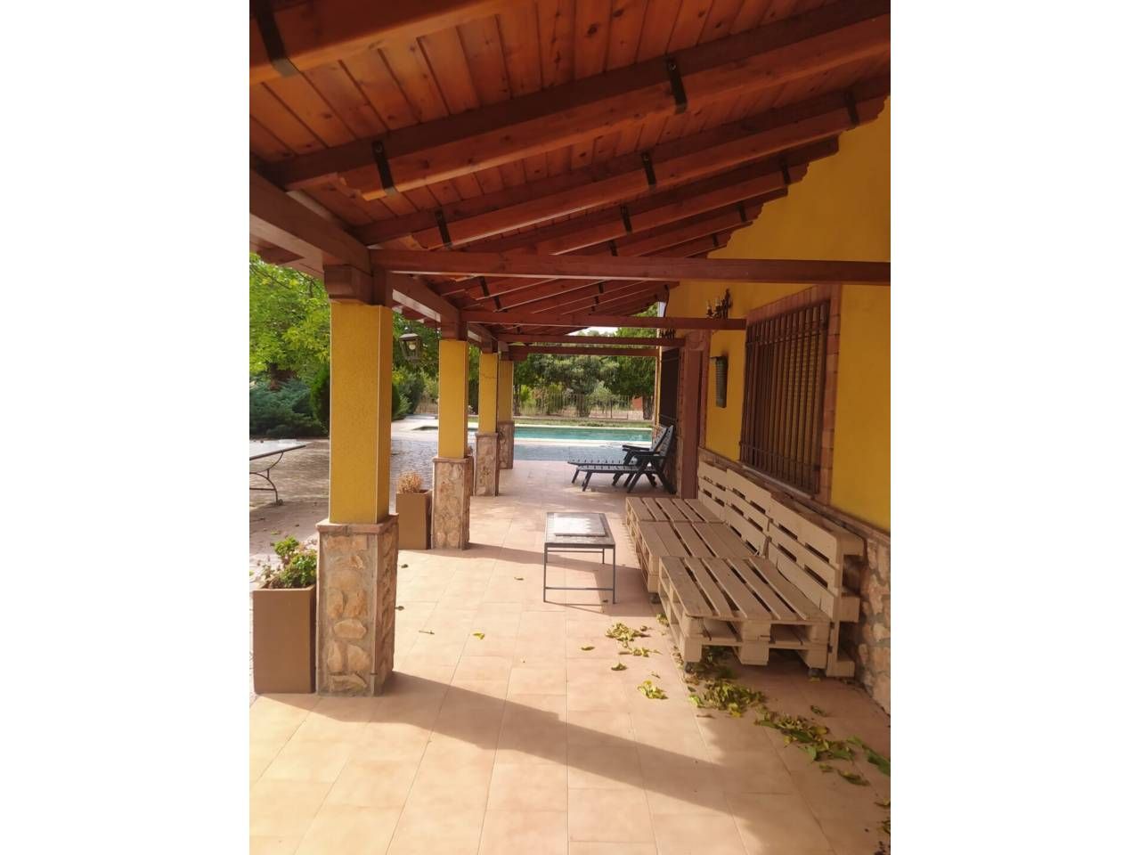 Jardí de Finca rústica en venda en Daimiel amb Aire condicionat, Jardí privat i Terrassa