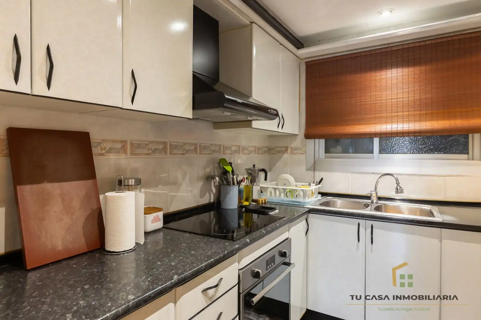 Kitchen of Flat for sale in Badalona  with Air Conditioner, Heating and Terrace