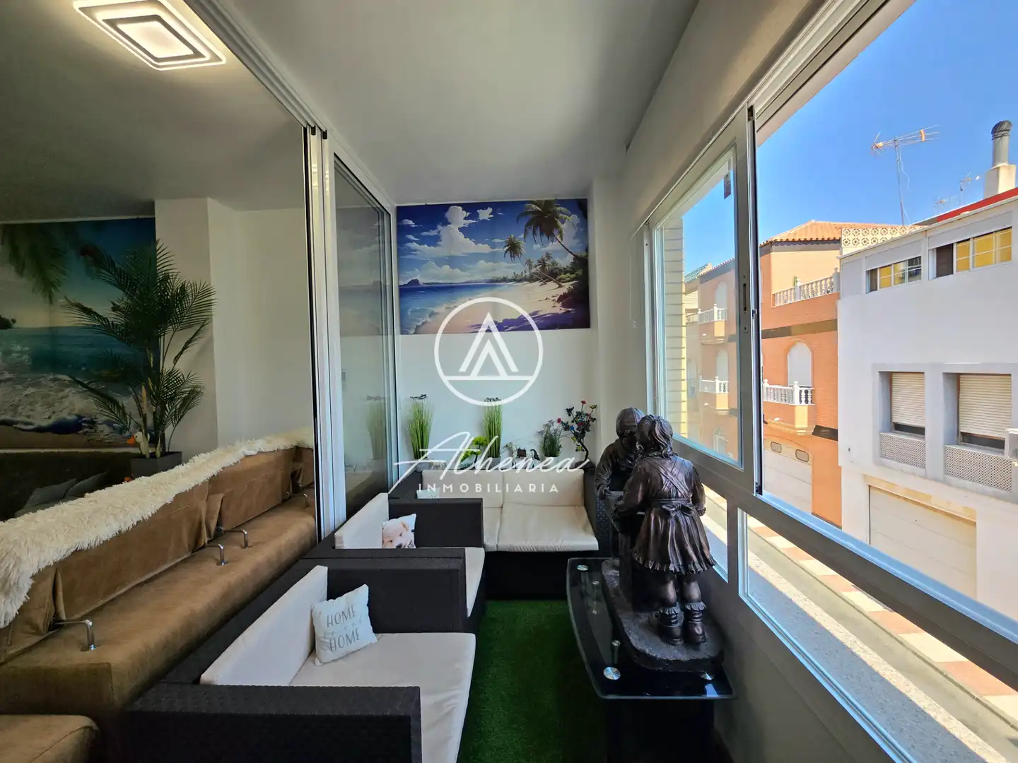 Terraza de Piso en venta en Roquetas de Mar con Terraza, Amueblado y Horno
