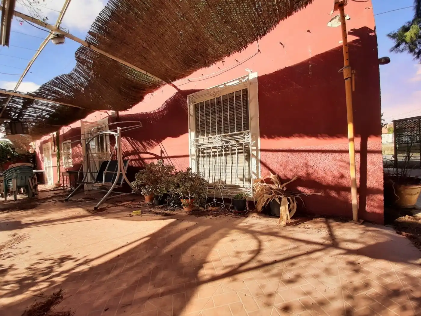 Vista exterior de Finca rústica en venta en Lorca con Calefacción, Jardín privado y Terraza