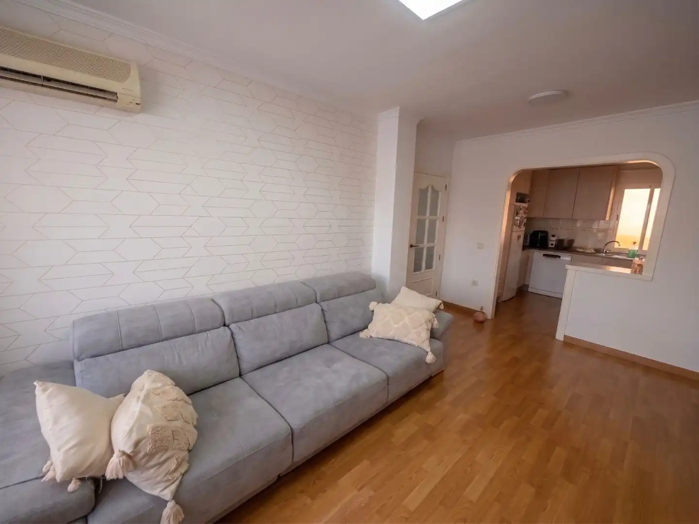 Sala de estar de Apartamento de alquiler en Mazarrón con Aire acondicionado, Amueblado y Lavadora